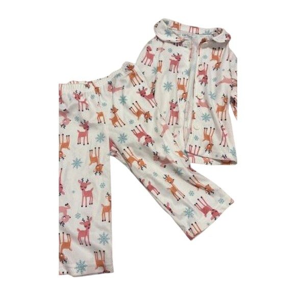 Carter's Other - Flannel Reindeer Pajama Set ~ Size 18 M ~ NWT